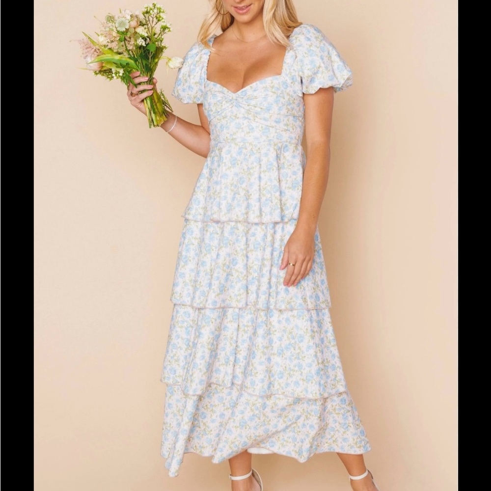 Show me your mumu, VA VA MIDI, size XS puff sleeve